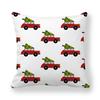 Creative And Unique Christmas Deer Digital Printing Short Plush Pillow Covers For Car Sofa Office Cushion Cover Home Goods