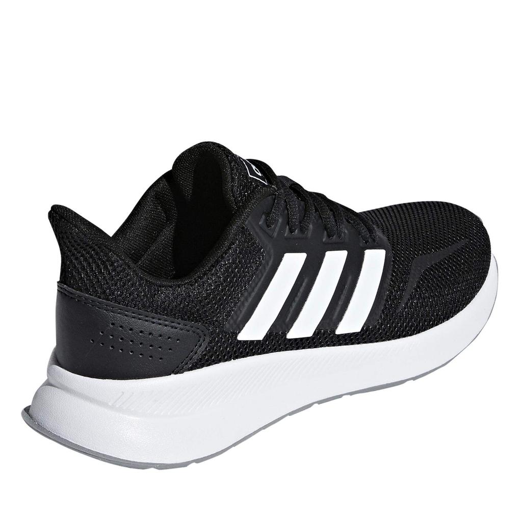 Adidas FALCONRUN W Core Three Size 22cm (DBG98) Women's Sneakers, Black/Footwear White/Grey (F36218),