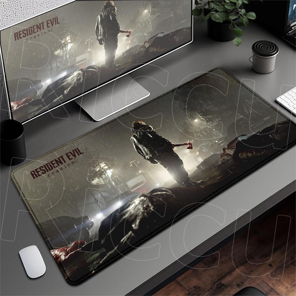 30cmx60cm(11.8x23.6inch) Gaming Long Mouse Pad R-Resident Evil Requiem Laptop Cabinet Non-slip Gamer Keyboard Deskmat Computer Office Accessories