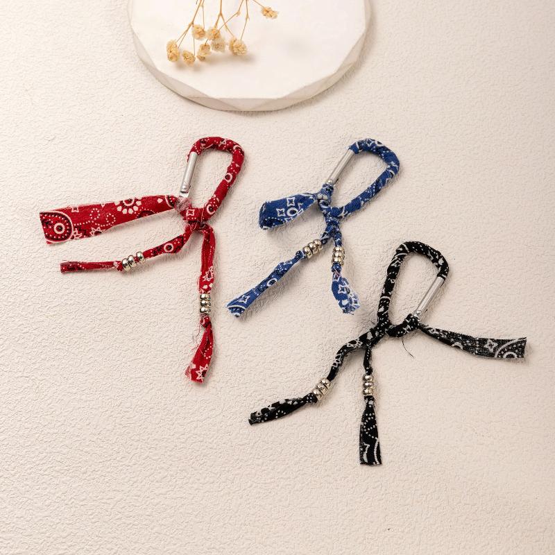 NEW Fashionable And Popular Fabric Keychain DIY Bag Pendant Leisure Daily Hanging For Women Men Gift