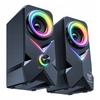 Głośniki komputerowe Onikuma L2 2.0 bluetooth USB z podświetleniem RGB 10W