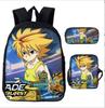 Less Hacker Backpack Ben 10 Student School Bag Anime Cartoon Backpack Lunch Bag Satchel Pencil Case