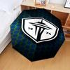 1PC Fc Crest Design Printed Umbrella Folding umbrella, automatic umbrella 8-Frame for Travel, camping Fan gifts Christmas Gifts