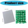 Educational Letter Stamper for Kids Art Craft Lowercase/Uppercase Plastic Stamper for Scrapbooking Journal