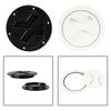 Marine Boat 4 inch Access Port Hatch Cover Out Deck Plate O-Ring Sealed Inspection Hatch Cover Fit for Anti Aging ABS Material
