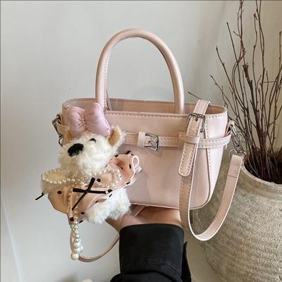 Portable Small Square Bag Women's New Fashion Commuter Solid Color Shoulder Messenger Bag
