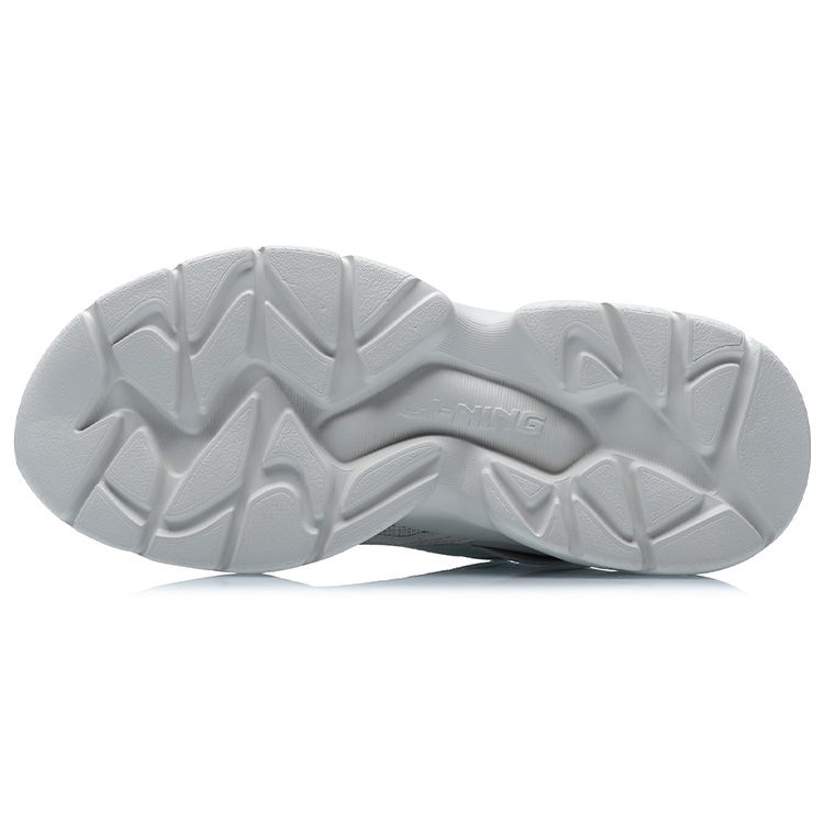 Li Ning Classic Casual Low Top Running Shoes Women Sneakers Light-Blue Gray AGCR166-2