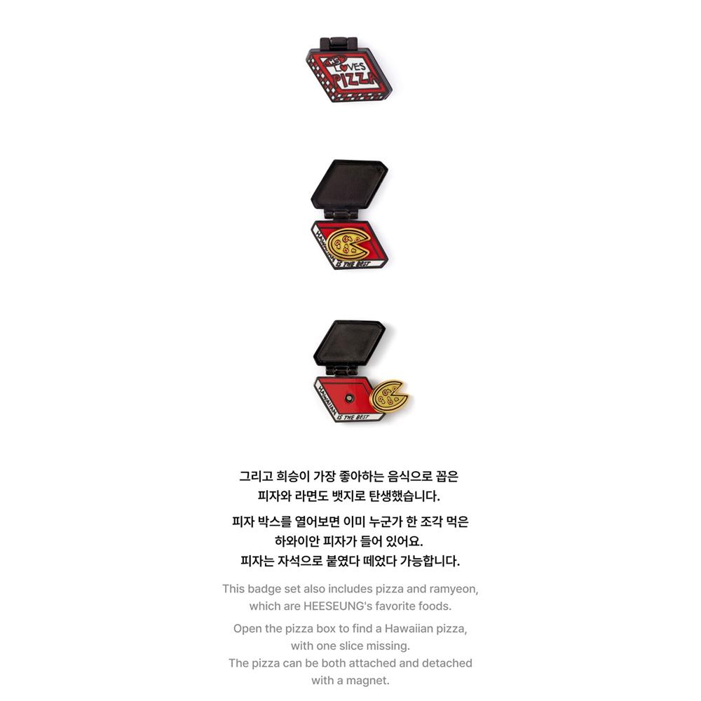 ENHYPEN [HEESEUNG] EVANs CACTUS AND CAT Badge Collection