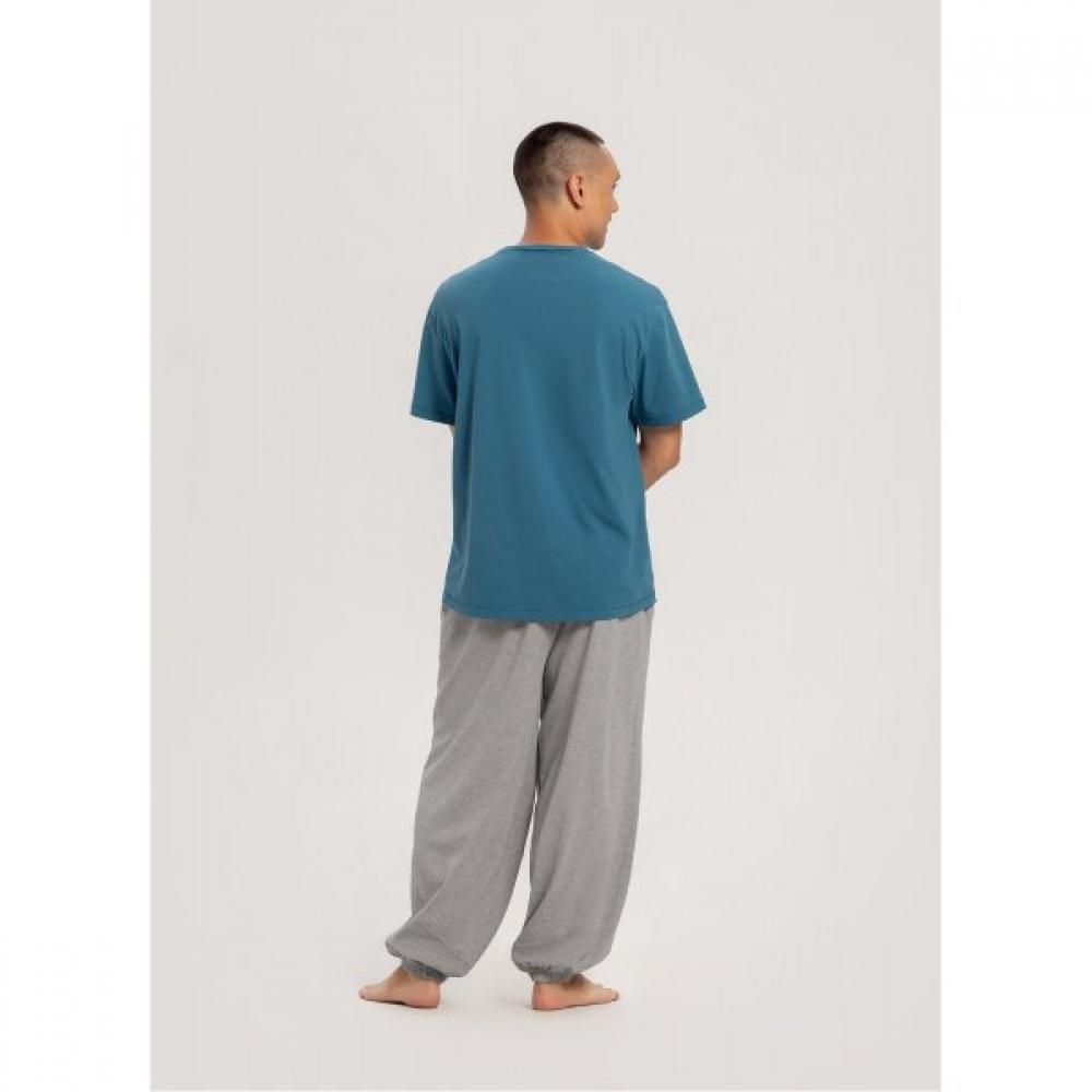 Budhi Mudra Diagonal Jogger Pants  Dark Melange Grey