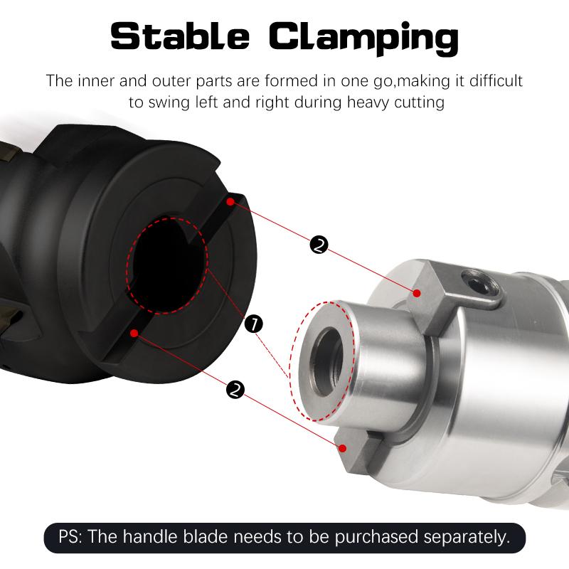 MFB288/45R 50mm-100mm Milling Cutter Large Depth Of Cut, 45 Degrees Heavy Cutting Disc Heavy Cutting  SNMU Milling Cutter