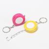 Portable Camping 150cm/60 Inch Candy Color Tape Measure Soft Ruler Measuring Tool Keychain