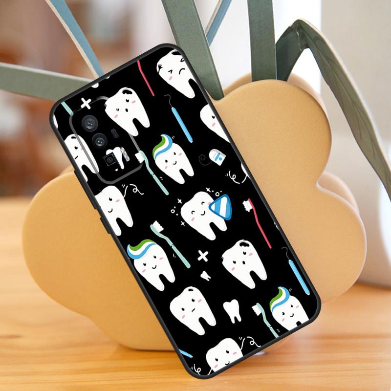 Dentist Dental Tooth Nurse Case For Xiaomi 13T 11T 12T Pro 13 14 Ultra 12 Lite POCO F6 F5 X6 Pro M6 X3 X5 M5s F3 Cover