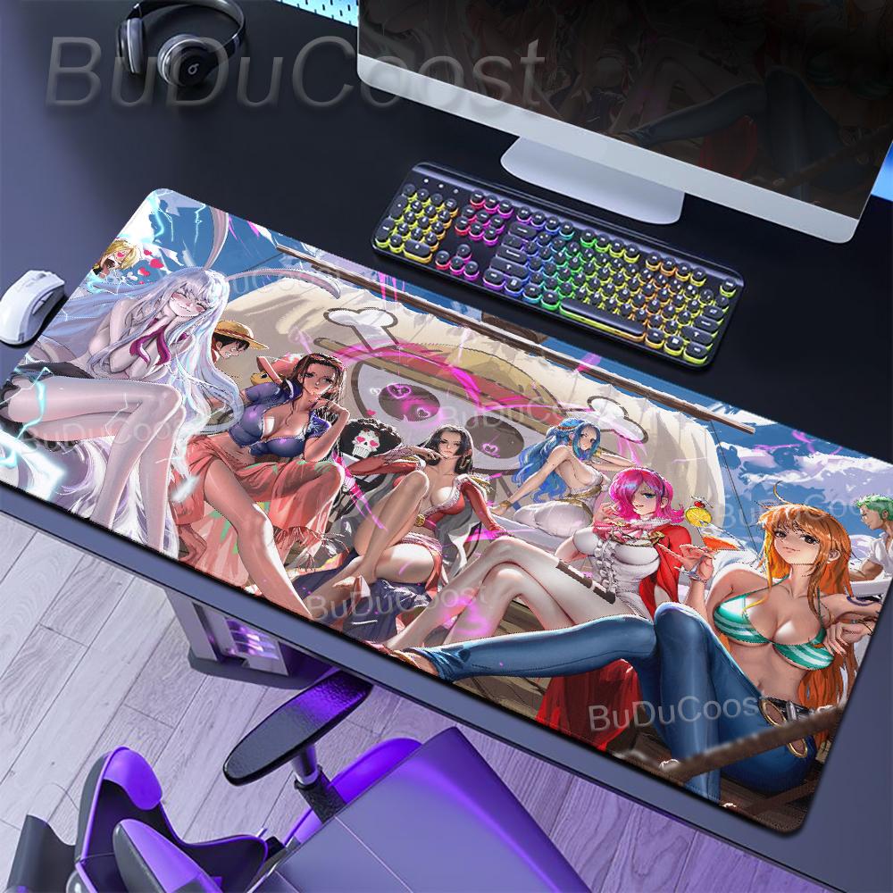 Anime Gamer Keyboard MouseMat One P-Piece Gaming Mouse Pad Speed Rubber Computer Extended Desk Mat PC E-Sports Mousepad Carpet