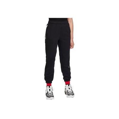Dri-Fit Standard Issue Fleece Knit Sports Pants Solid Color Logo Print Elastic Waist Men Pants Black Light-Ivory FZ5027010