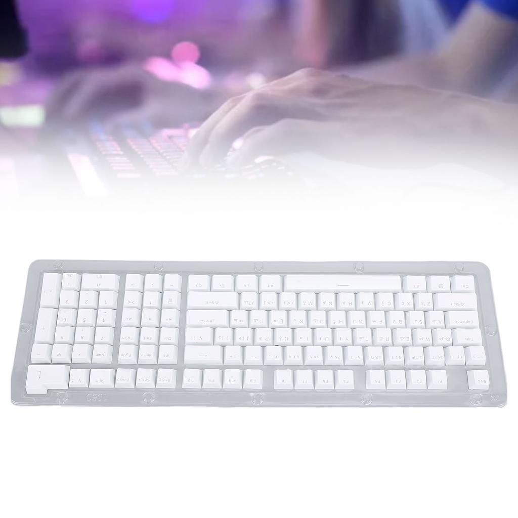 112 Keys Arabic Keyboard Key Minimalist Mechanical Keyboard Key for 61 64 68 84 87 96 98 100 104 108 Keyboards