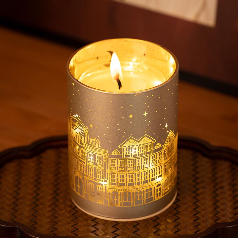 Luminous Scented Candle - Christmas Aroma Ornament for Home & Bedroom