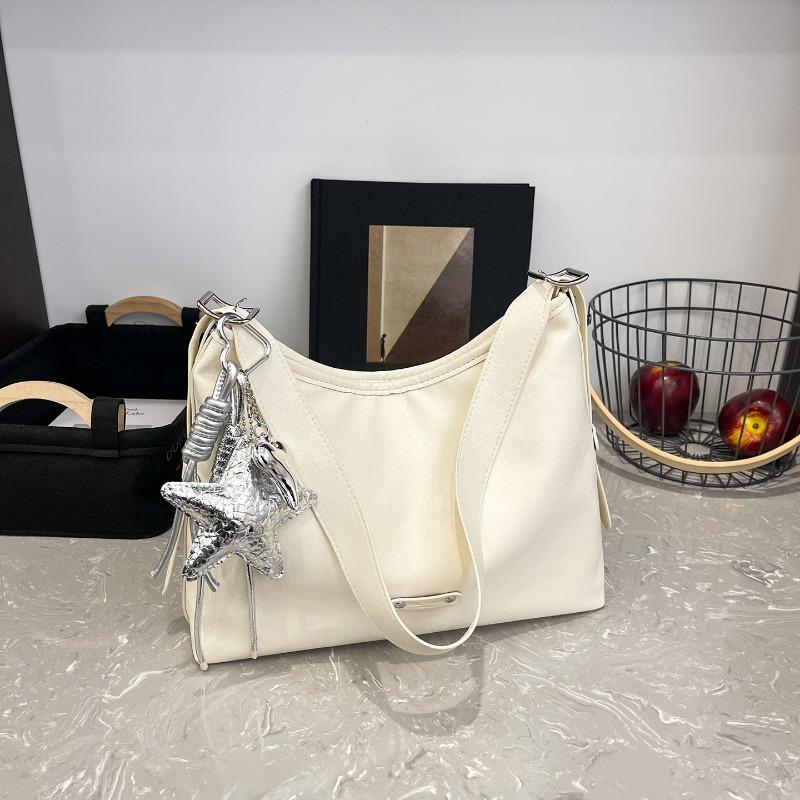 Popular Large-capacity Dumpling Bag Women's New Simple and Versatile Shoulder Messenger Bag Commuter Bag