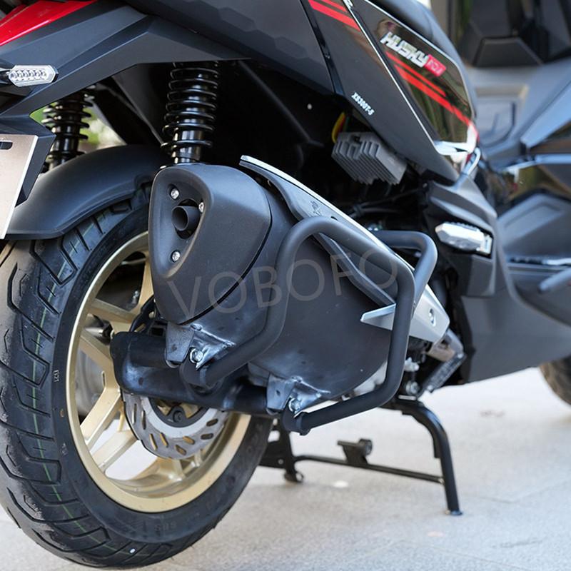 Fit for SYM Husky ADV 300 ADX 300 ADX300 Motorcycle Exhaust Pipe Protection Bar Modification Muffler Bumper Anti Drop Bar