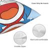 Soft Kawaii Doraemon Flying Cartoon Pillowcase Cushion Cover Decoration Japanese Anime Throw Pillow Case Cover Home Square 45cm