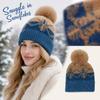 Women's Christmas Snowflake Knitted Hat
