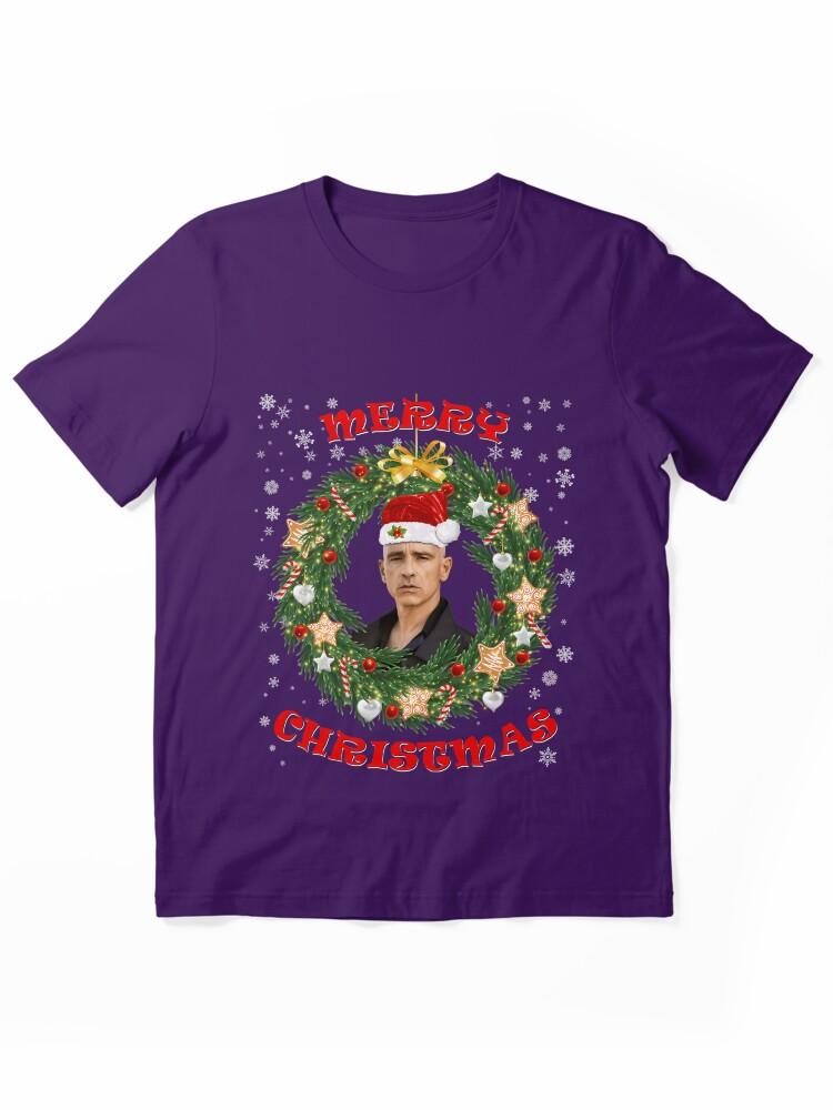 Eros Ramazzotti Merry Xmas Eros Santa Hat and Christmas Wreath Essential Unisex T-Shirt
