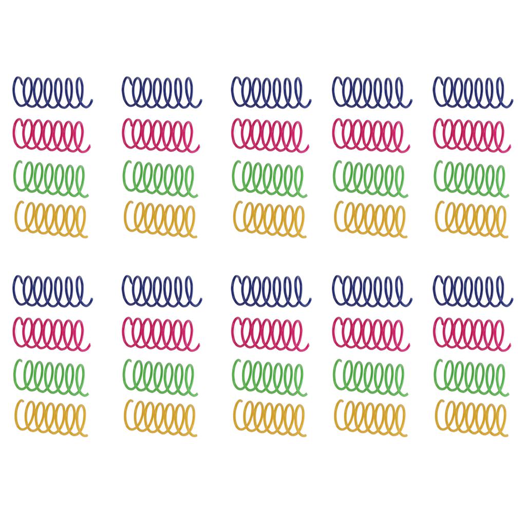 40 Stück Katzenfeder-Spielzeug Bissfest Interaktiv Bunte Federn Katzenspielzeug für Haustiere Katzen