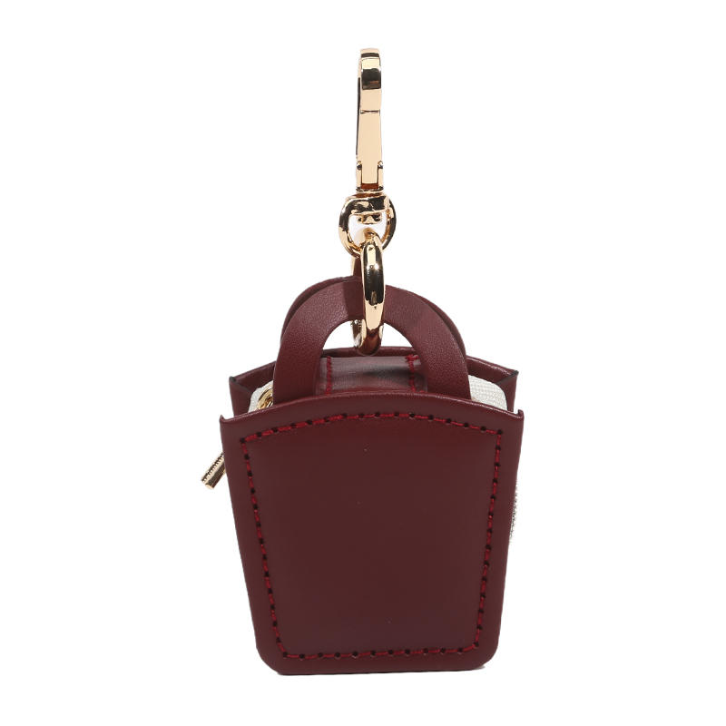 Portable Mini PU Jewelry Box Minimalist Gifts Jewelry Storage Case Keychain Travel Bag Pendant Bag Accessories