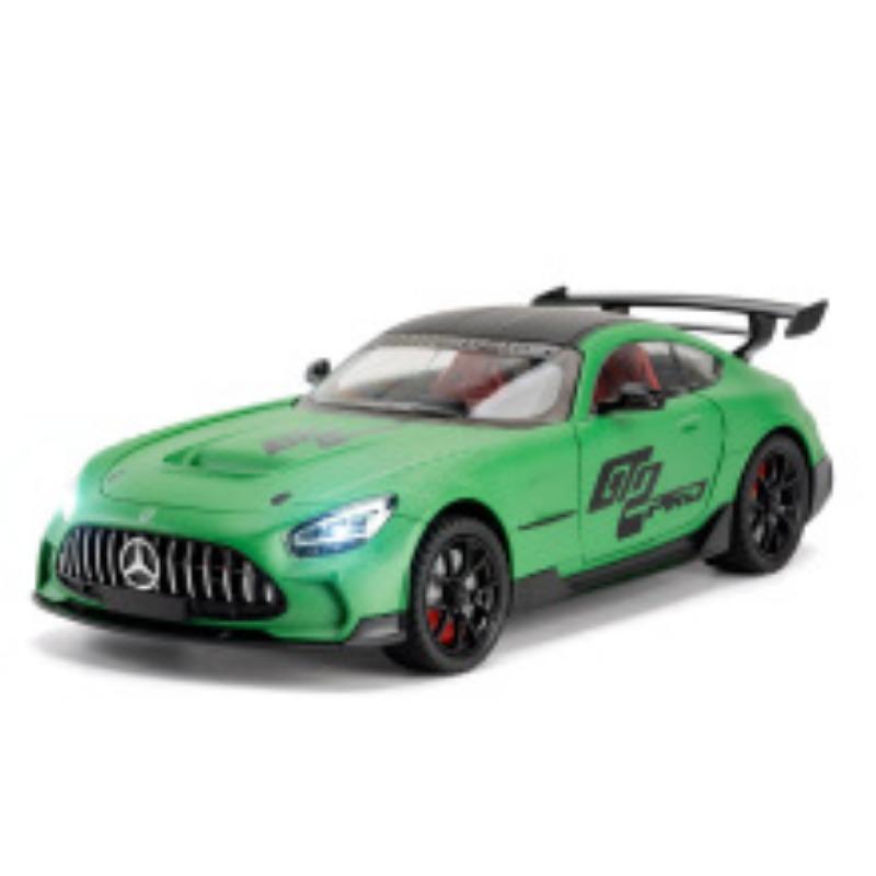 

1/24 Benz AMG GT Alloy Sports Car Model Diecasts Metal Modified Racing Car Vehicles Model Simulation Sound Light Kids Toy Gift 1/24-Size:20.5*9.5*5.5cm зелёный