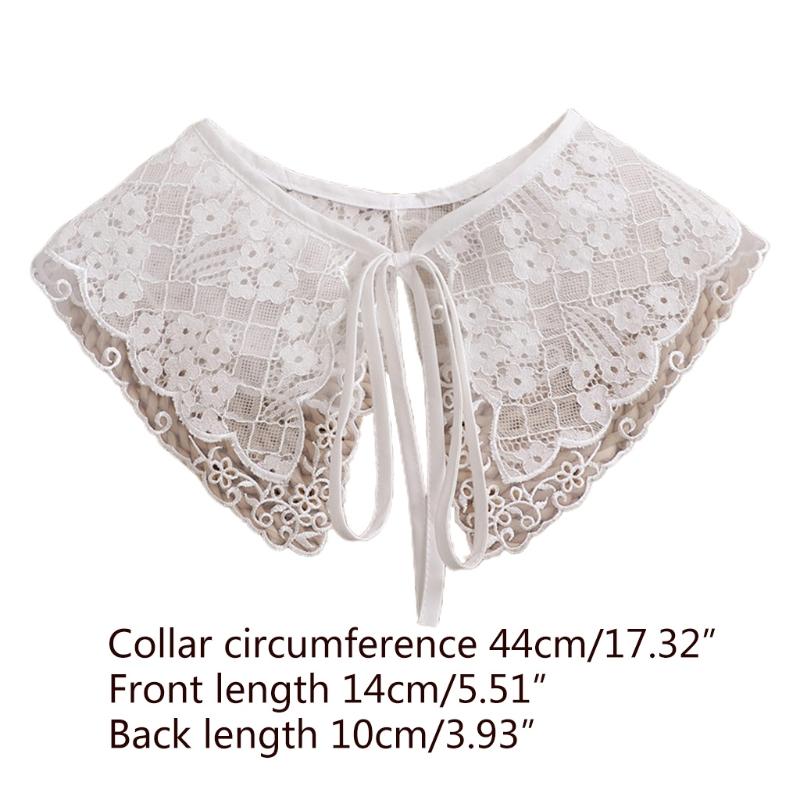 Flower Polyester Neckline Clothing Sewing Supplies Hollow Lace Material Lace Collar Skirt Shawl Wedding Dress Supplies