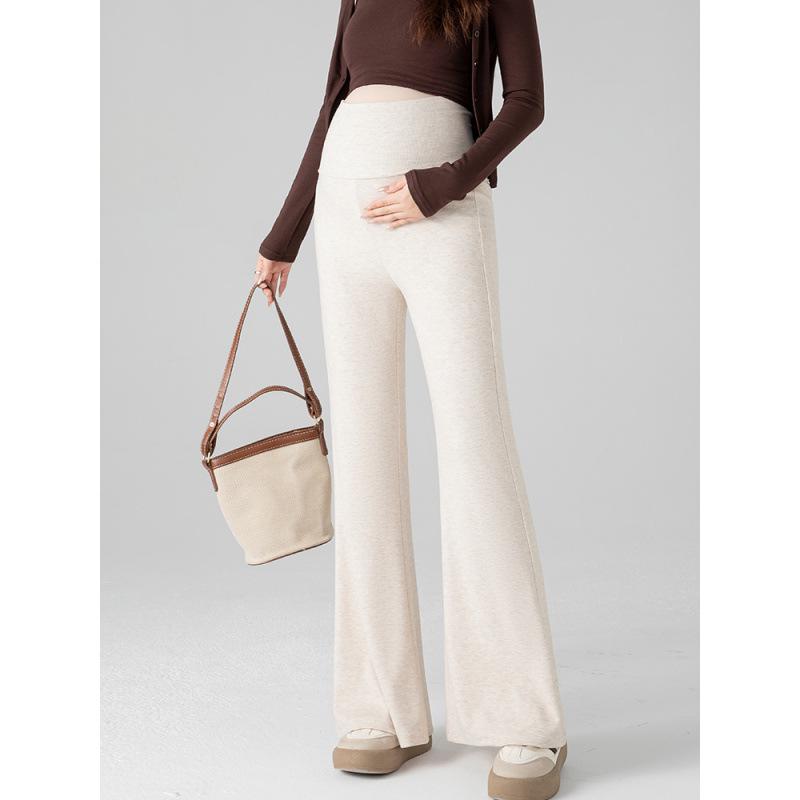 

2026 Spring/Summer Versatile Casual Maternity Pants - Fashionable & Soft for Hot Moms L абрикосовий