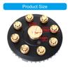 9 Cores Household Stove Accessories Stove Copper Nozzle Gas Stove Plate Fierce Fire Stove Part for Home Kitchens Outdoor