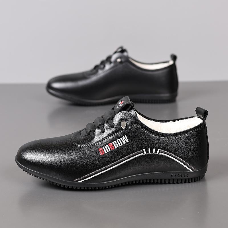 Leather Shoes Men's Summer New Versatile Breathable Casual Non-slip Soft-soled Driving Doudou Shoes