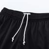 EES-12 Men Black Mesh Basketball Shorts W EE Letter Street Summer Beach Trunks