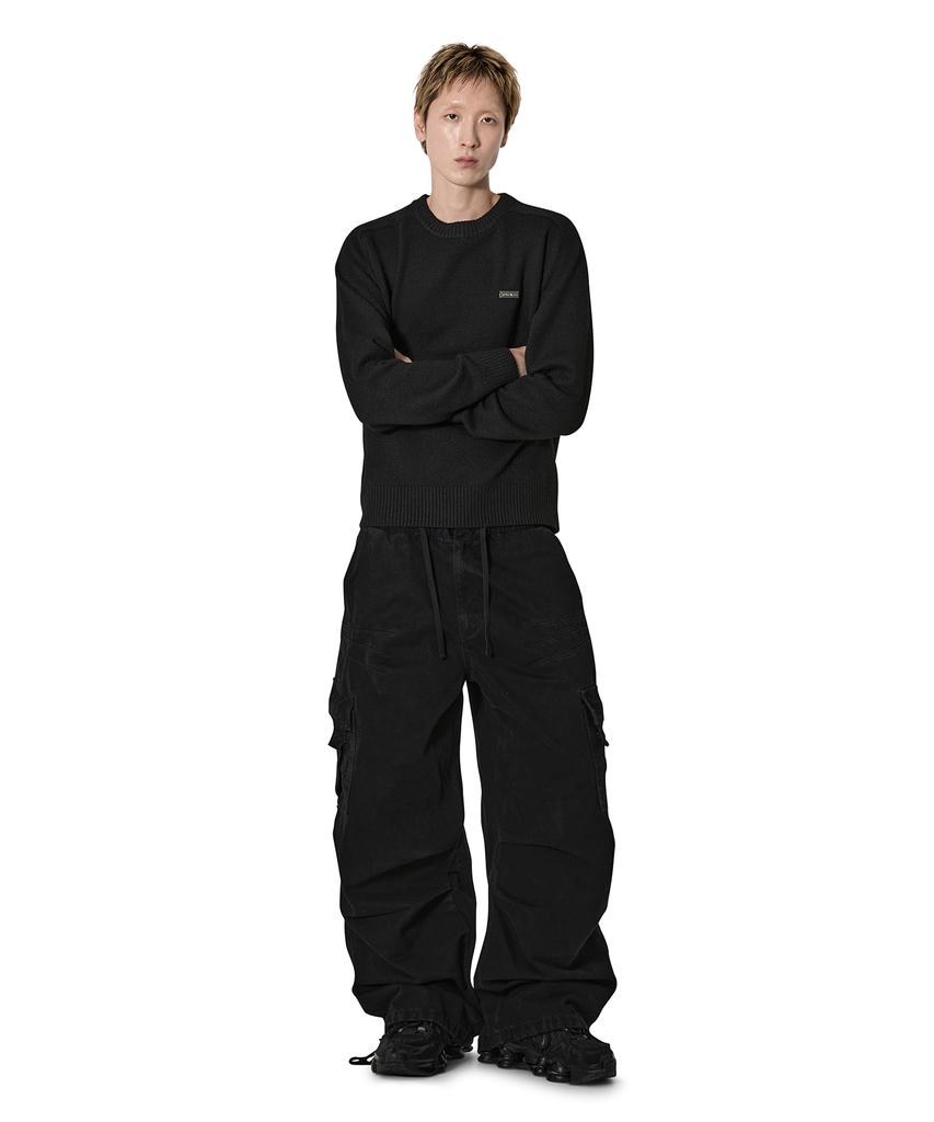 OPENYARD(OY) Mellow Knit - Black