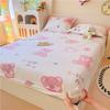 1pc Warm Bed Sheets for Winter Thick Flannel Fleece Fitted Bed Sheets Reactive Printed Drap De Lit Single/Queen/King Drap Housse
