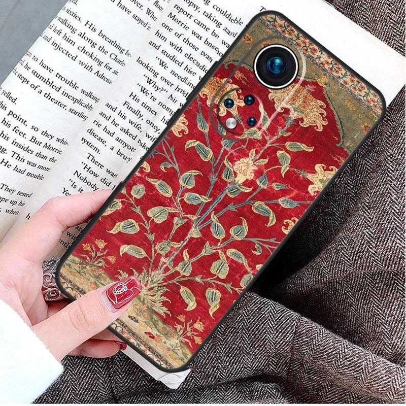 Persian Carpet Floral Pattern Case For Honor Magic 5 6 7 8 Pro Honor Win RT X9d X9c X9b X9a X8c X8b 50 70 90 400 200 Lite