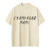 Rappare Drake Champagne Mami T-shirts Mode Hip Hop Fantastisk Herr Dam T-shirt 100% Bomull Överdimensionerad T-shirt Gåvor
