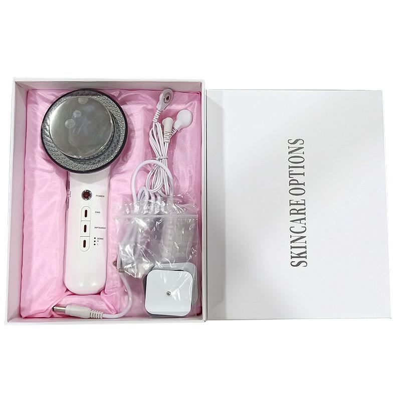 Ultrasonic Beauty & Slimming Device: 3-in-1 Fat Burning, Iontophoresis & Massage