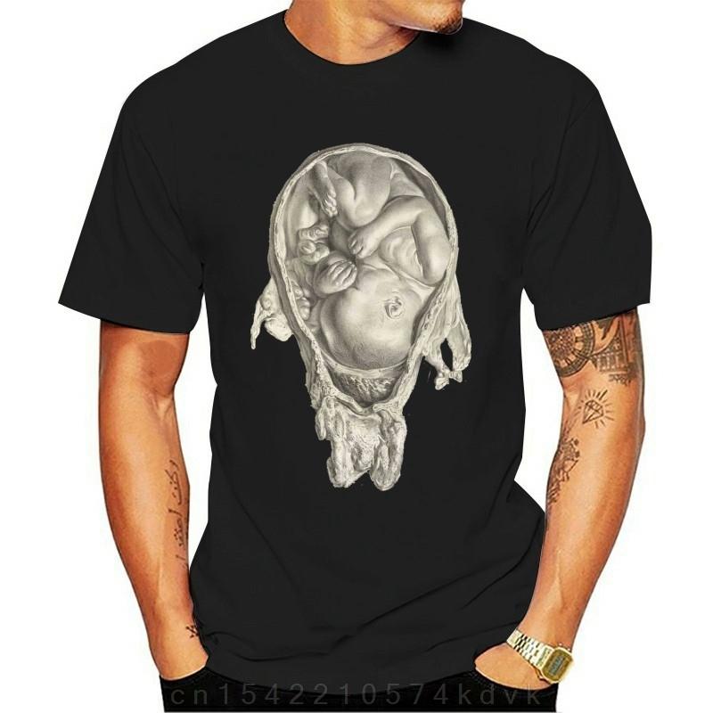 Style Short Sleeve Leonardo Da Vinci Fetus In Utero Funny Weird Baby Renaissance Art TShirtcustom Shirt Printing