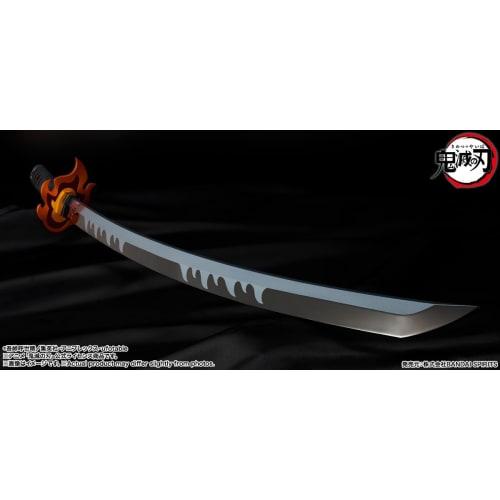 TAMASHII NATIONS PROPLICA Demon Slayer: Kimetsu no Yaiba Nichirin Sword (Tanjiro Kamado) Kyojuro Rengoku Tsuba Ver. Approx. 880mm ABS & Diecast Painte