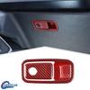 For Bronco Co-pilot Storage Box Handle Switch Cover Trim Red Carbon Fiber 2pcs