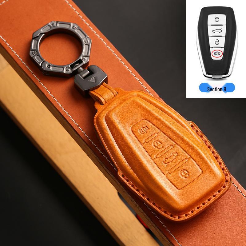 Geely Key Case for New Xingrui, Emgrand GS, Bin Yue, Xing Yue, Boyue Pro, Binrui, Icon, Vision - Male Shell Buckle