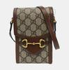 [Gebraucht] Horsebit 1955 Logo Canvas und Leder Handy Tasche - Ausgezeichnet #E37AKR