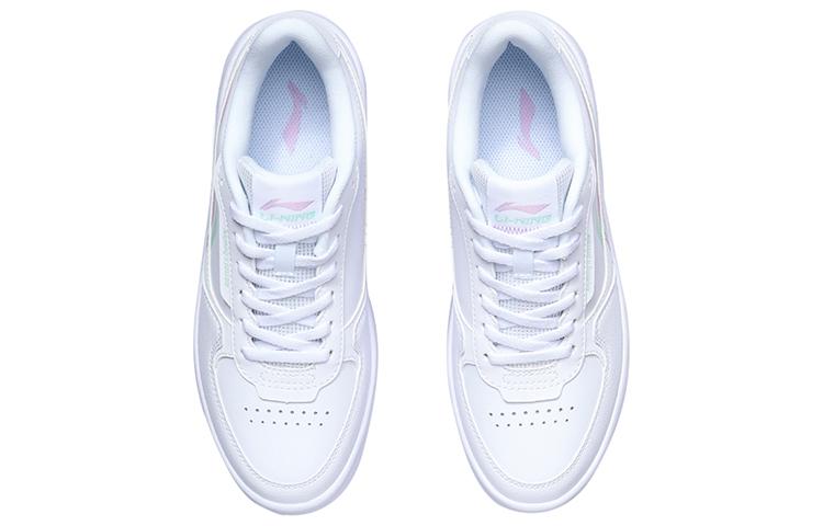Li Ning Skateboard Shoes Women's Low Top White AGCR198-1