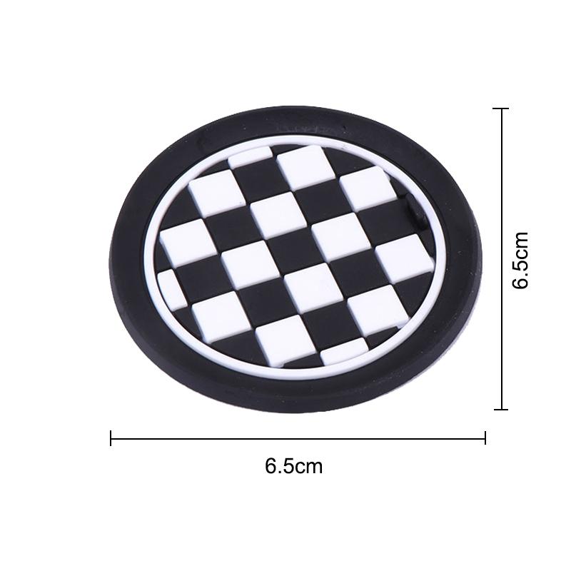 1PC Anti-Slip Cup Mat For BMW Mini Countryman R60 WRC John Cooper Works LCI Cup Holder Mat Shockproof Silica Gel Pad