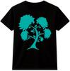 Floral Tree T Shirt Botanical Nature Tree Silhouette Graphic Tee
