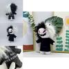 Zxc Cat Plush Halloween Black And White Grinning Cat Stuffed Toy 27cm/10.62in Height