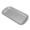 304 Stainless Steel Rectangular Plate Vintage Matte Finish Industrial Style Rectangle Dinner Plate Tray for Tea Dessert