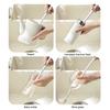 5Pcs 360 Degree Flexible Silicone Bottle Brush with Long Handle Soft Bristle Cup Brush 360 Degree Rotating Cleaning Brush