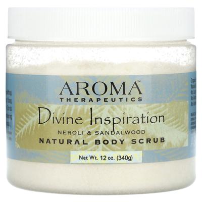 Natural Body Scrub, Divine Inspiration, Neroli & Sandalwood, 283G(10Oz)